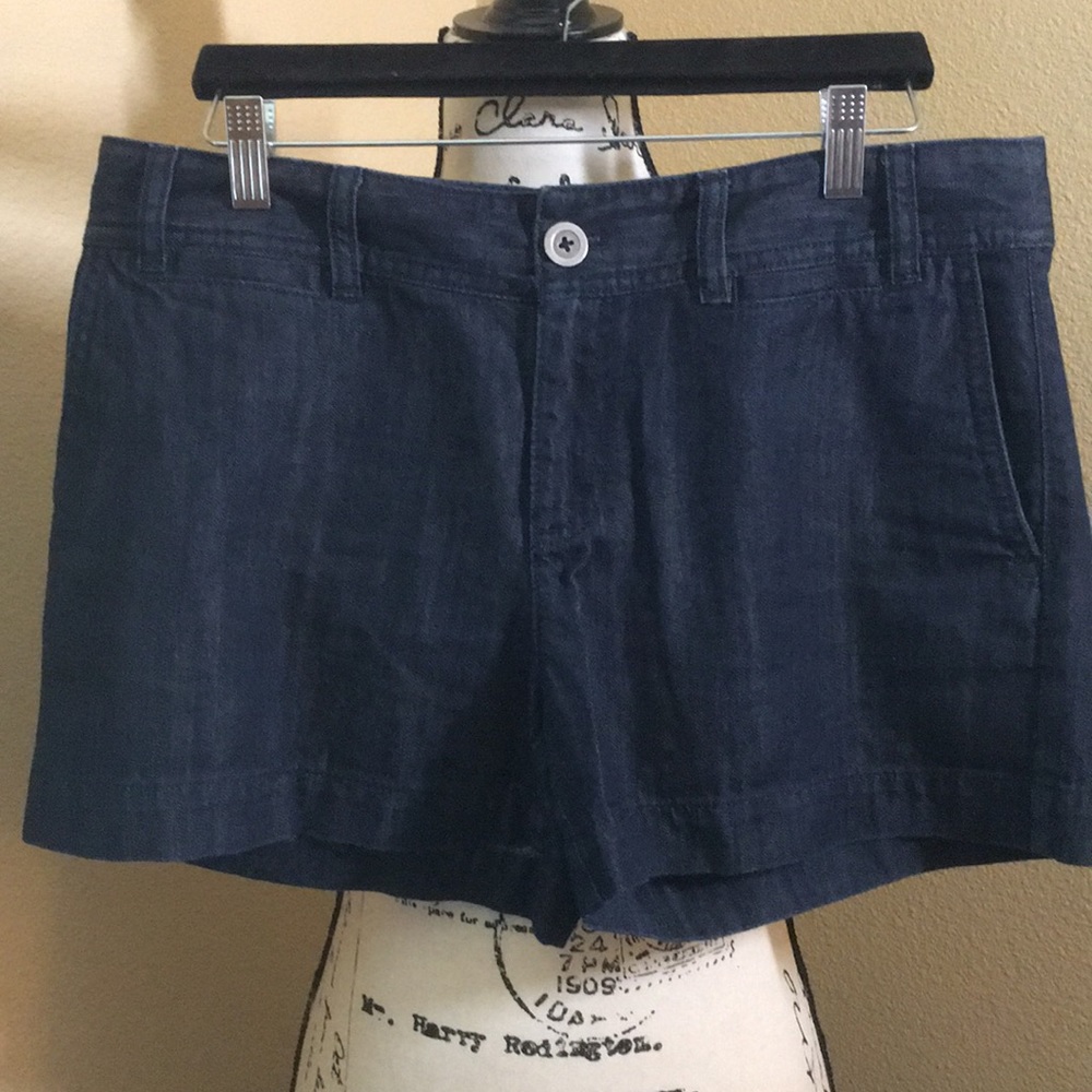 ☀️ Ann Taylor LOFT Dark Wash Denim Shorts Size 8